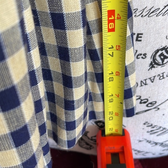 Checkered pattern shorts vintage made in USA rayon - Picture 13 of 13